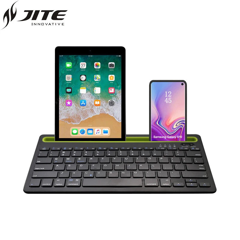 JITE Bluetooth Keyboard Built-in stand slot with Android/iOS/Windows systems Suitable for iPad/smartphones/tablets/laptops