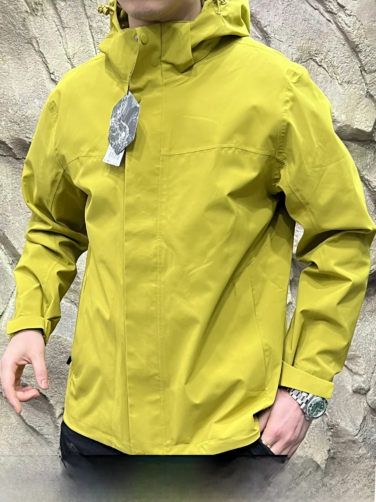 

Detachable Fce Lined Full Glue Waterproof Windproof Men's Outdoor Jaet Autumn Winter Stand Fit Zipper Closure Hooded ...