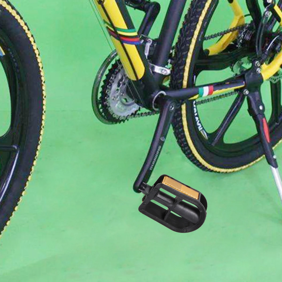 

Black Long Ride Comfort Pedals for Mountain Road Non Slip Design Safe Driving Reduce Foot Fatigue Cycling Pedal