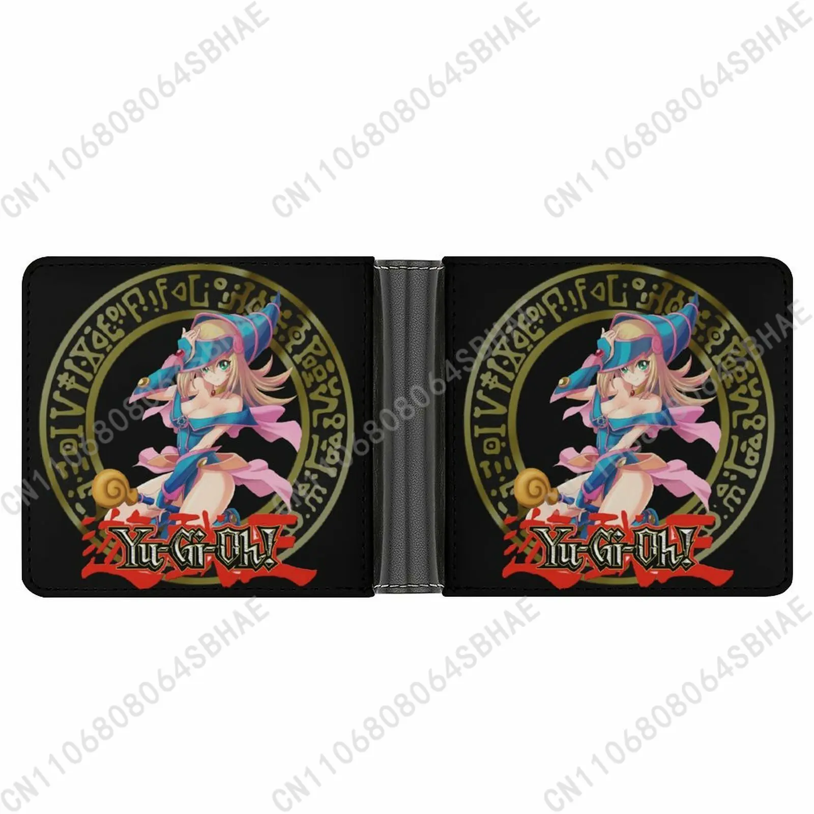 

Yu-Gi-Oh Trendy Leather Wallet Teenage Girls Boys Personalized Slim Credit Card Holder Small Purse School Daily Use