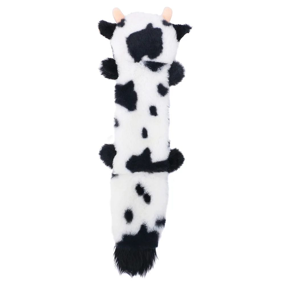 Dog Plush Toy Plush Unfilled Skinny Animal Skin Shell Pet Toy Squeaking Vocal Interactive Dog Toy Fleece Squeak Toys