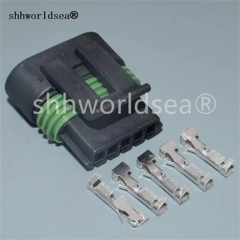 Shhworldsea 5 Pin 1.5mm female plug for GM LS2 Ignition Coils Connector Automotive Electrical waterproof Plug 12162825