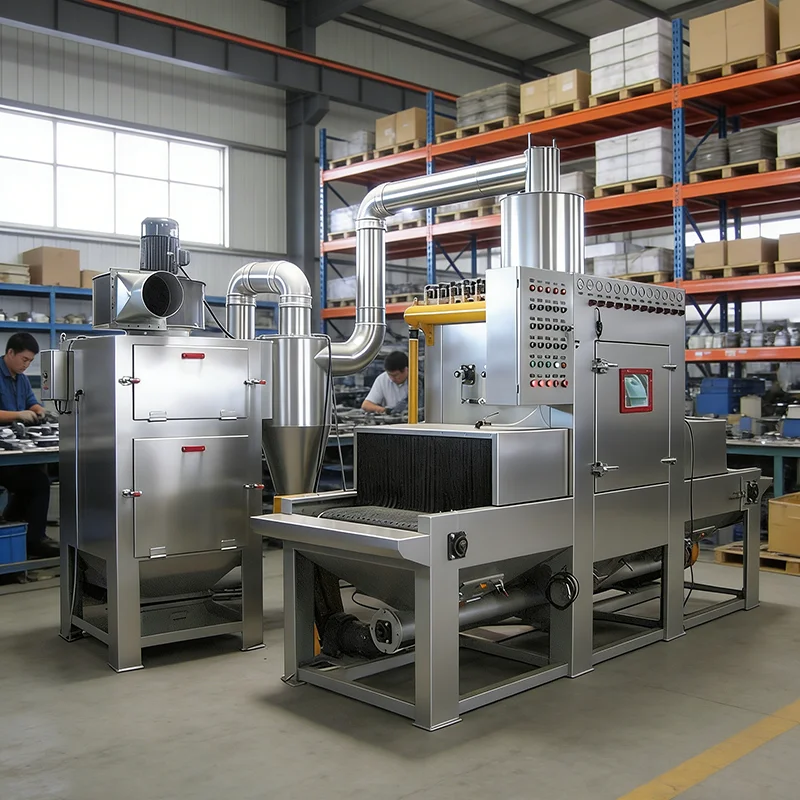 Full Automatic Conveyor Sandblasting Machine Sandblaster for Steel Plate Aluminum Profile Surface Cleaning Derusting Polishing