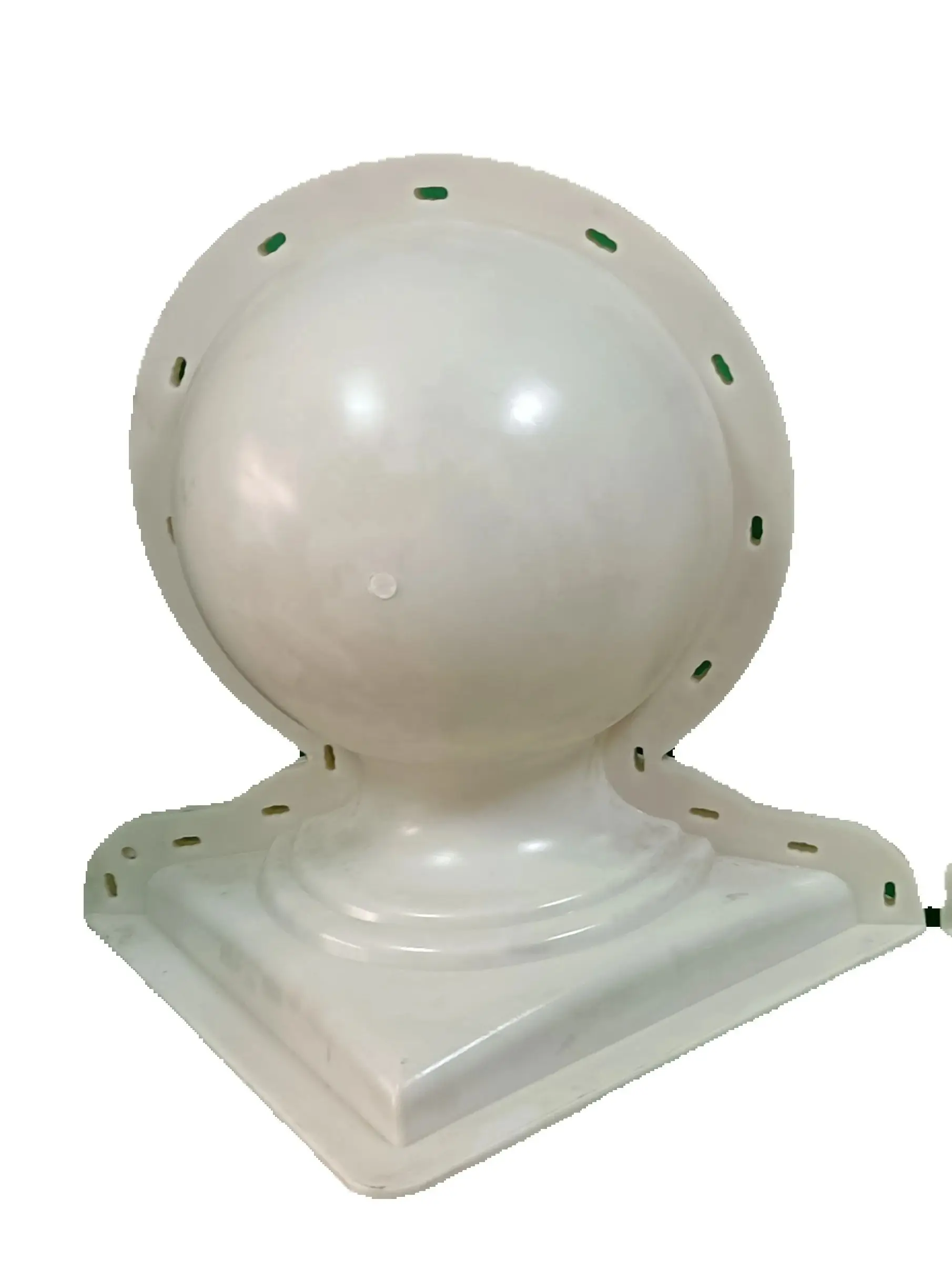 

Reazone Mold Engineering Grade Material ABS High Quality Light Yellow Plastic Diameter 32cm Factory Price Low MOQ Railing Decora