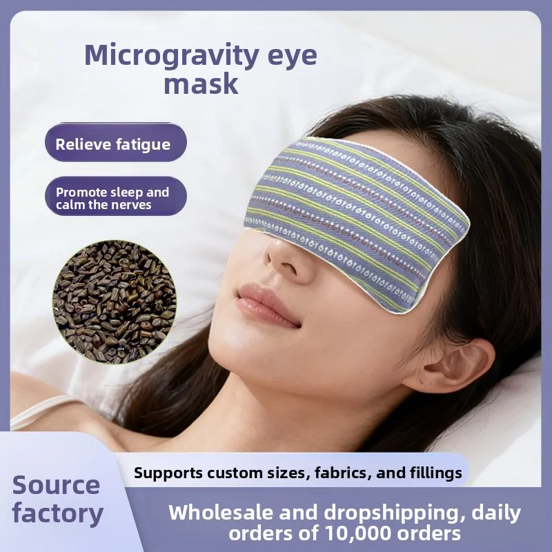 

Zero Gravity Eye Pillow - Lavender & Herbal Blend for Deep Sleep & Relaxation