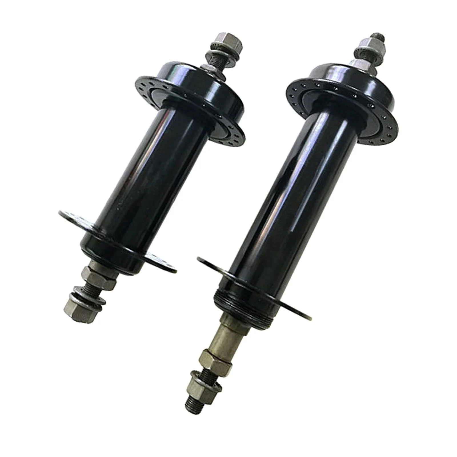 

2023 New Bicicleta Hubs Disc Brake Stainless Steel Through Shaft 1 Pair Front And Rear Metal Hubs Mountain Bike