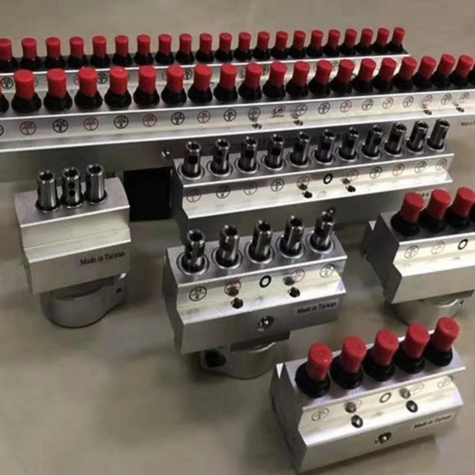 Cabinet Hinge Boring Machine - Multi Spindles Automatic Boring Head with High-Power Drilling Motor