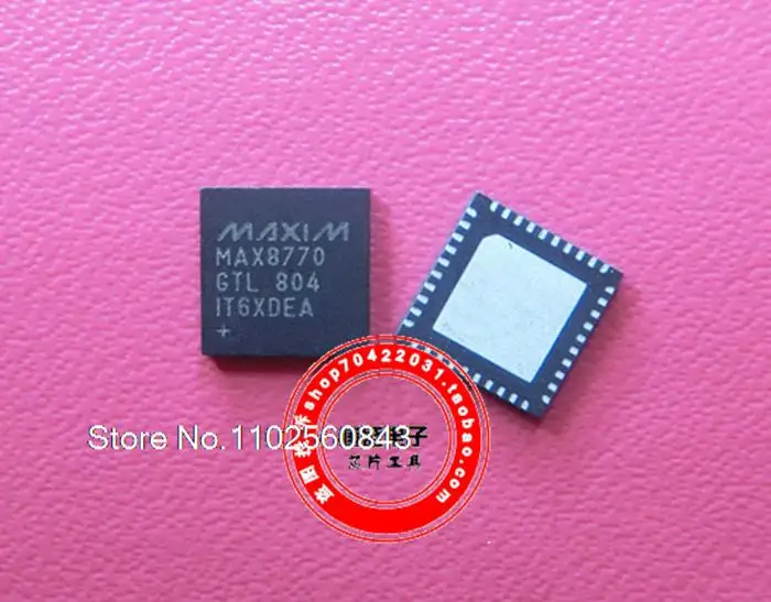 

(5PCS/LOT) MAX8770 MAX8770GTL QFN 2 .