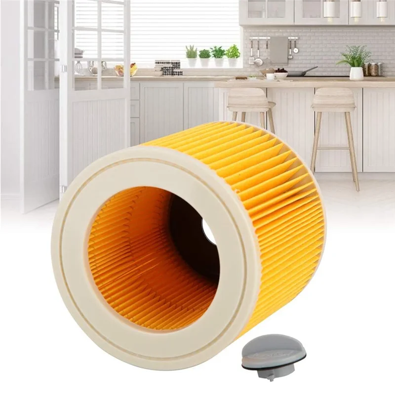 A66T-3PCS HEPA Filter For Karcher WD WD2 WD3 WD1 MV3 MV2 Vacuum Cleaners Parts WD2250 WD3.200 WD3.300