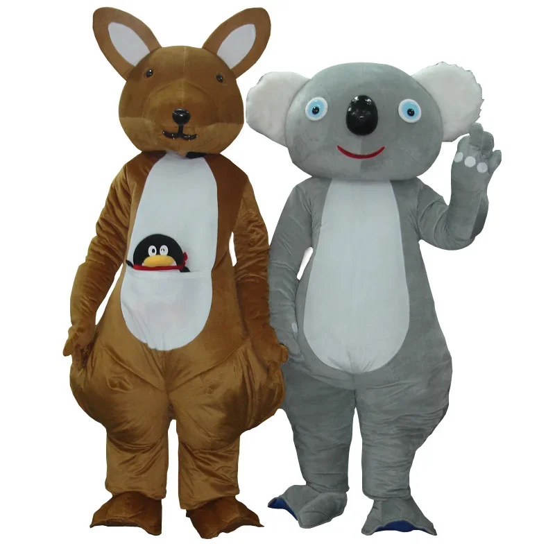 

[TML] Cosplay Kangaroo and koala Mascot Costume Cartoon character costume Advertising Costume Party Costume animal carnival