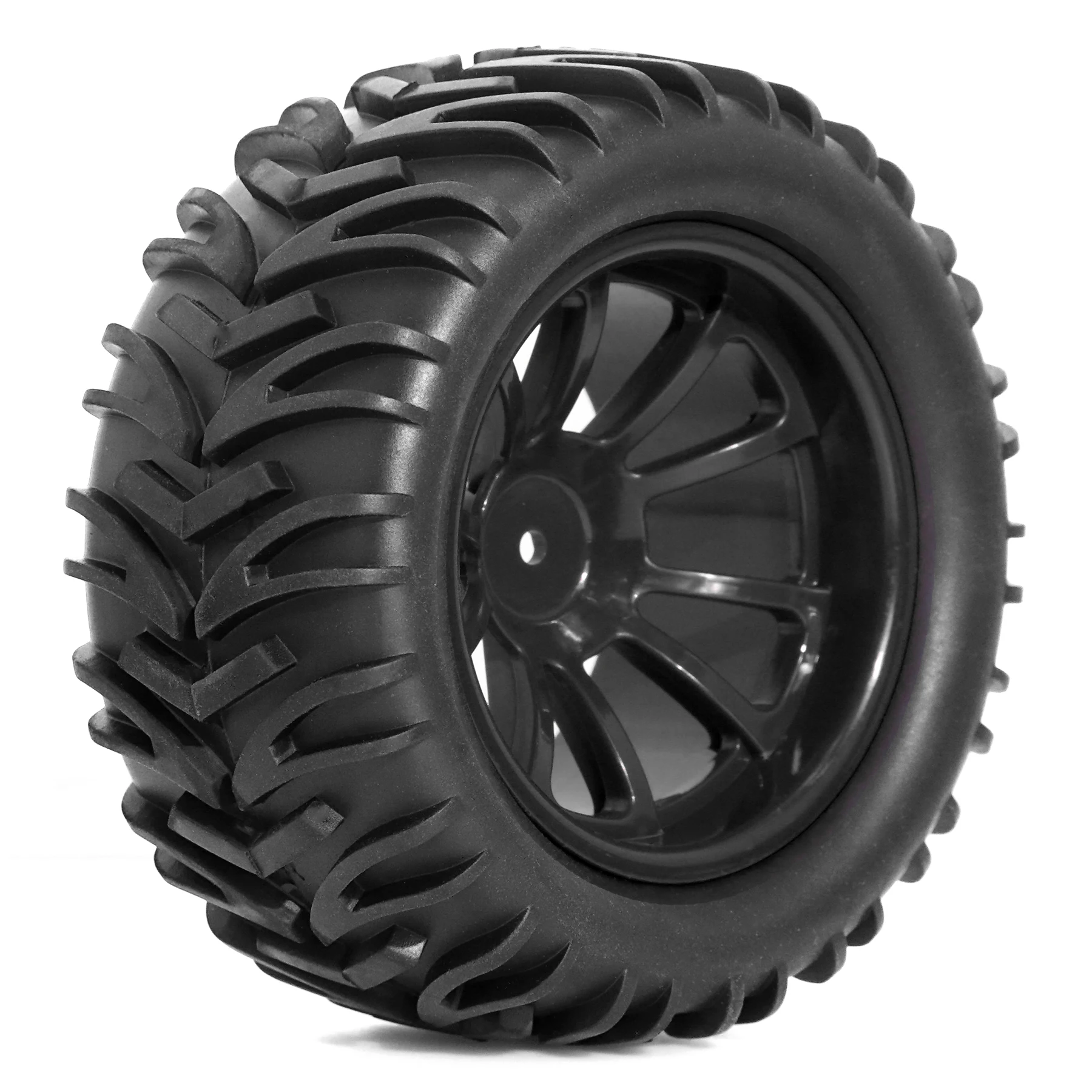 1/10 Stampede Hoss 2WD 4x4 VXL Traxxas Rustler Redcat Volcano EPX Pro S30 Blackout XTE용 12mm Hex RC 휠 및 RC 트럭 타이어