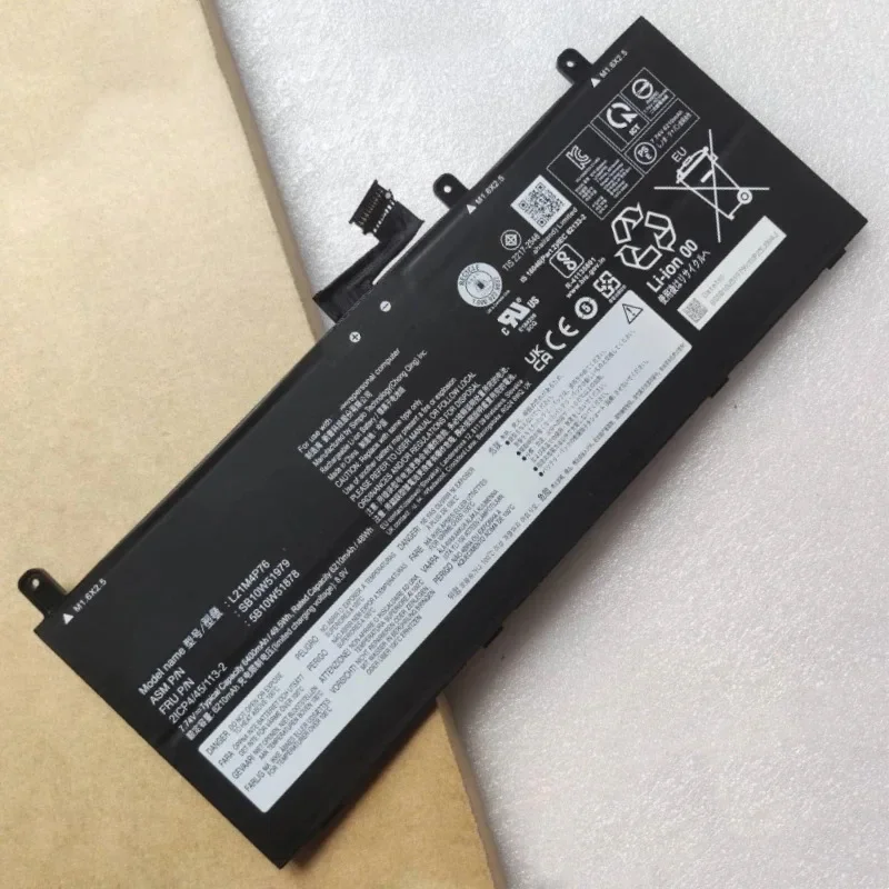 

New L21M4P76 L21D4P76 L21L4P76 5B10W51878 SB10W51990 SB10W51979 SB10W51980 Laptop Battery 13.3inch For Lenovo ThinkPad X13s Gen1