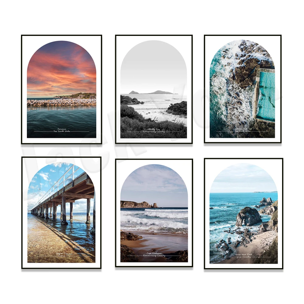 Woolamai Point Phillip Island, Tharawal Country, Melbourne, Victoria, 16 Beach Rye, Mornington Peninsula, Australien Strandposter