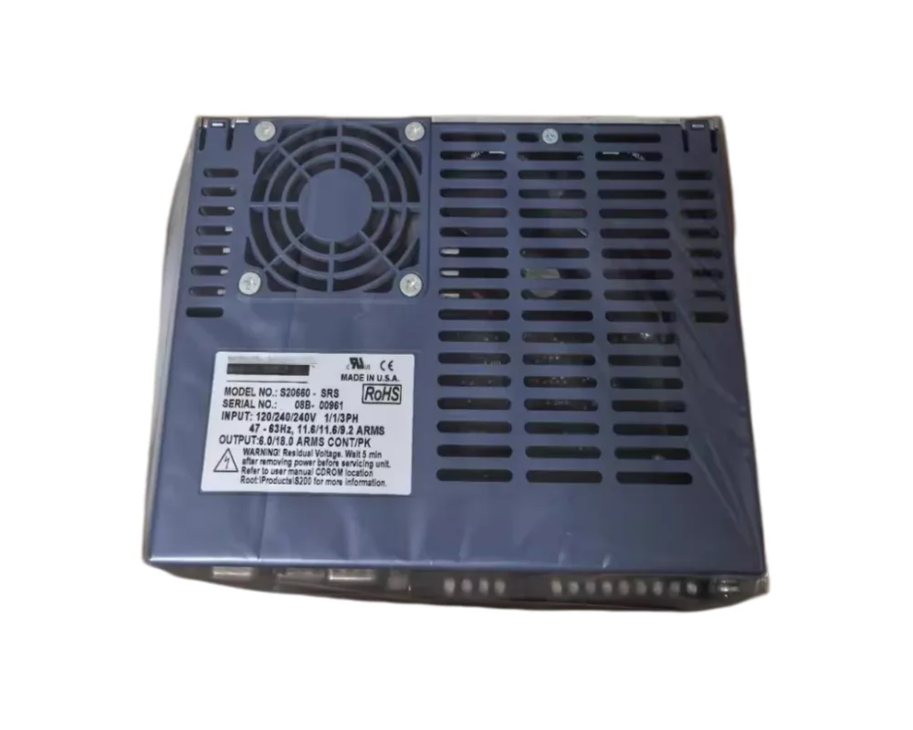 S20660-SRS AC Servo Driver S200 Series Digital Servo Amplifier, Industrial Motion Control Driver for Servo Motor Systems