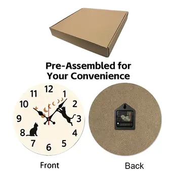 6 best sales Đồng hồ treo tường hình mặt trăng - №6