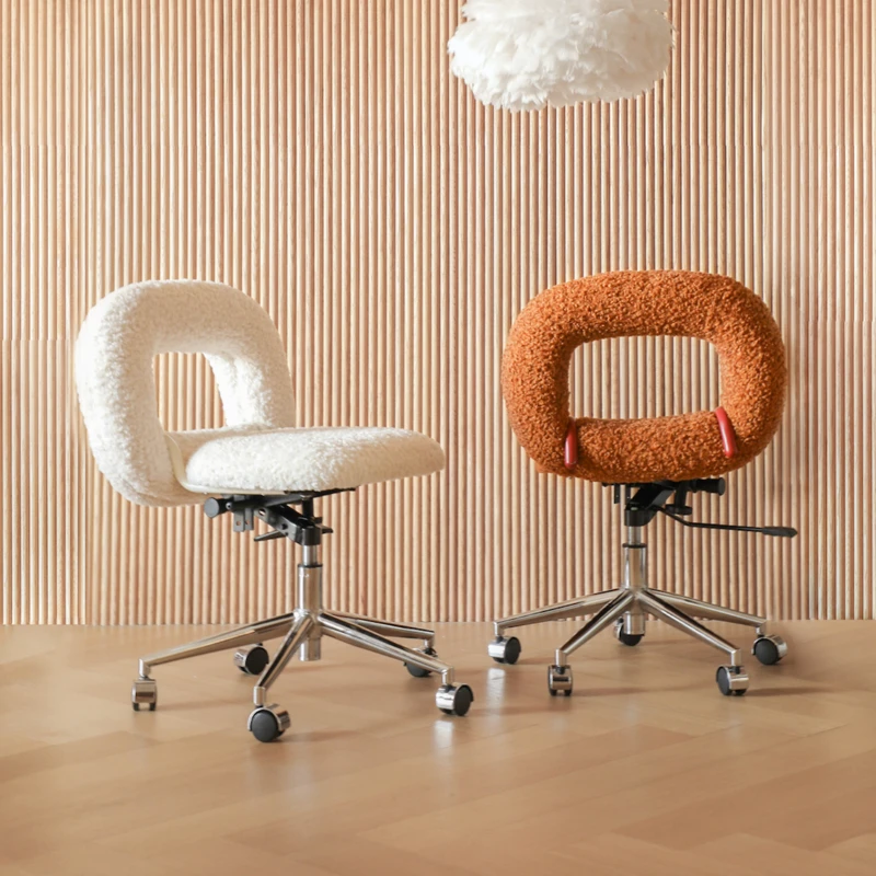 Donut computer chair, ergonomic office chair, household adjustable, comfortable and long-lasting chair, internet celebrity