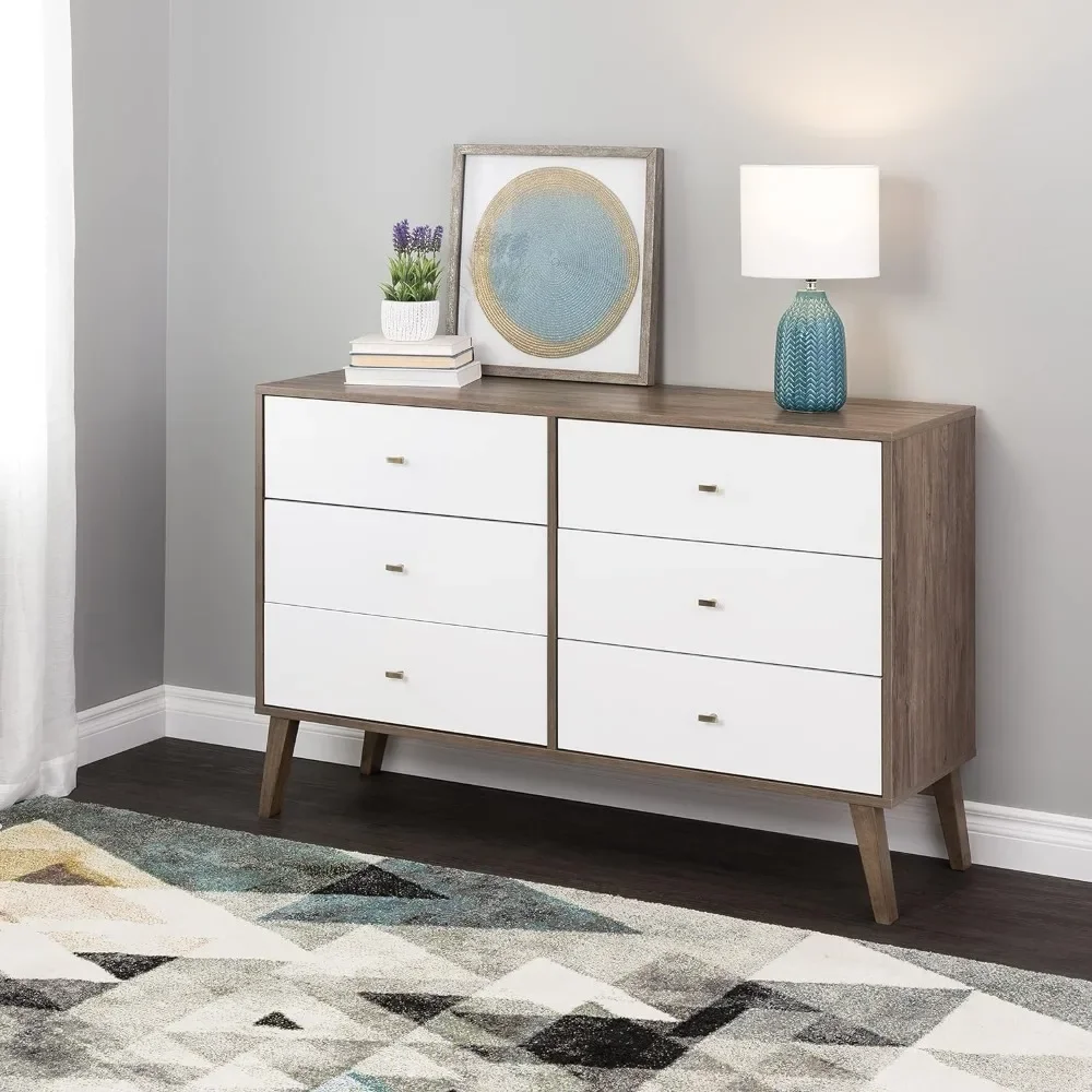 6 Drawer Dresser, Versatile Storage, Easy Assembly, Made From Non-toxic, CARB-2, 16