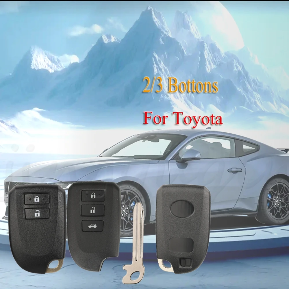 

Jingyuqin чехол для дистанционного ключа автомобиля для Toyota Prado Yaris Vios Previa Yarisl X Hiace Camry Corolla Verso Fob с автоматическим управлением