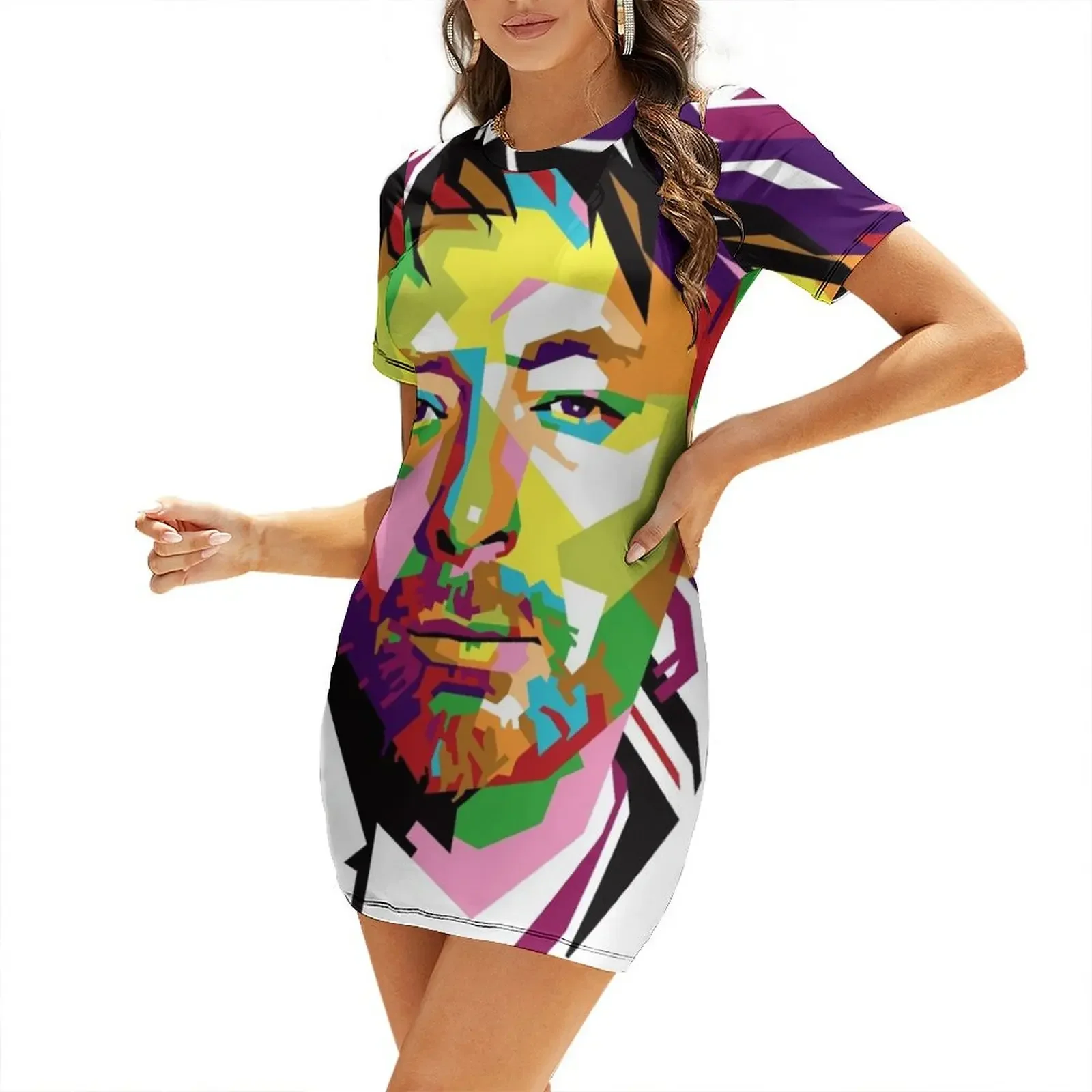 

Thom in WPAP Short-Sleeved Dress summer dress woman 2025 trendy purple dress festival outfit women