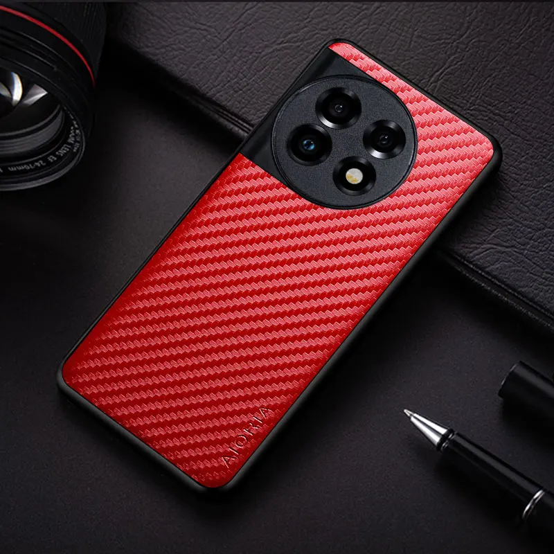 Carbon Fibre Shockproof Slim Case for Oneplus 11 10 9 8 7 6 11R 10T 9R 8T 7T 6T Pro Non-Slip Full Body Protective Phone Case