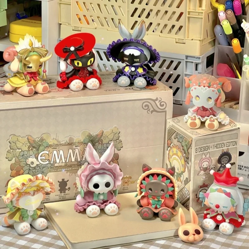 

Оригинальный Эмма Секретный Лес Маска Мяч Третье поколения Слепая коробка Ручная работа Милая девушка Подарок на день рождения Модная игровая кукла Кролик Kawaii