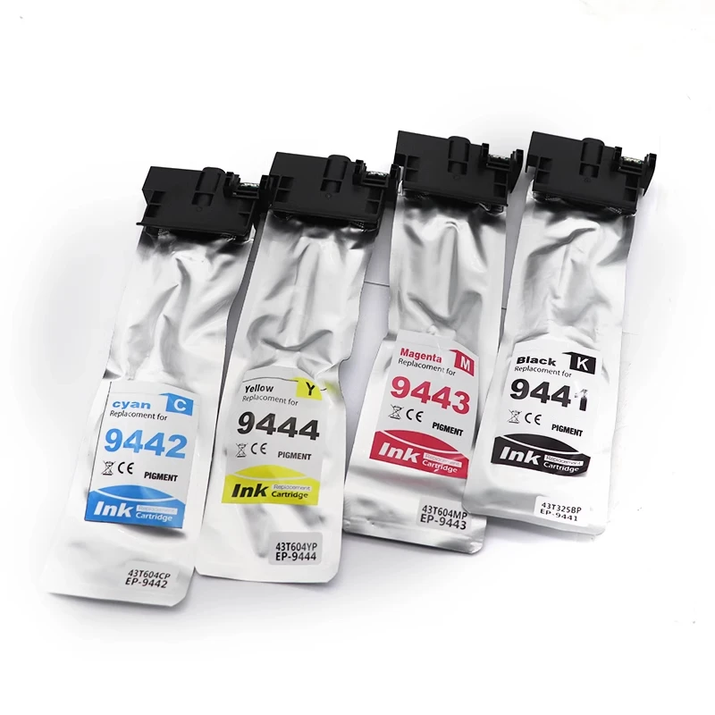 T9441 T9442 T9443 T9444 Pigment Ink Cartridge Bag with Chip for Epson WorkForce Pro WF C5290 C5790 C5210 C5710 WF-C5790DWF