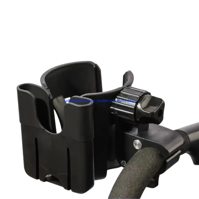 H7BD Stroller Holder With Extendable Clip For Beverages And Mobile Devices Fit Various Travel Systems Quick Setups