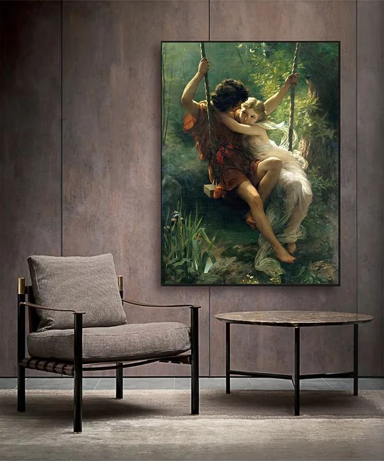 خمر جون ويليام المائية الفيكتوري امرأة صورة شالوت المشارك طباعة صور فنية للجدران قماش اللوحة غرفة ديكور المنزل #4