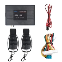 Hippcron Automotive Door Lock System Kit Remote Key Vehicle Keyless Entry System with 2 Remote Control Universal 3