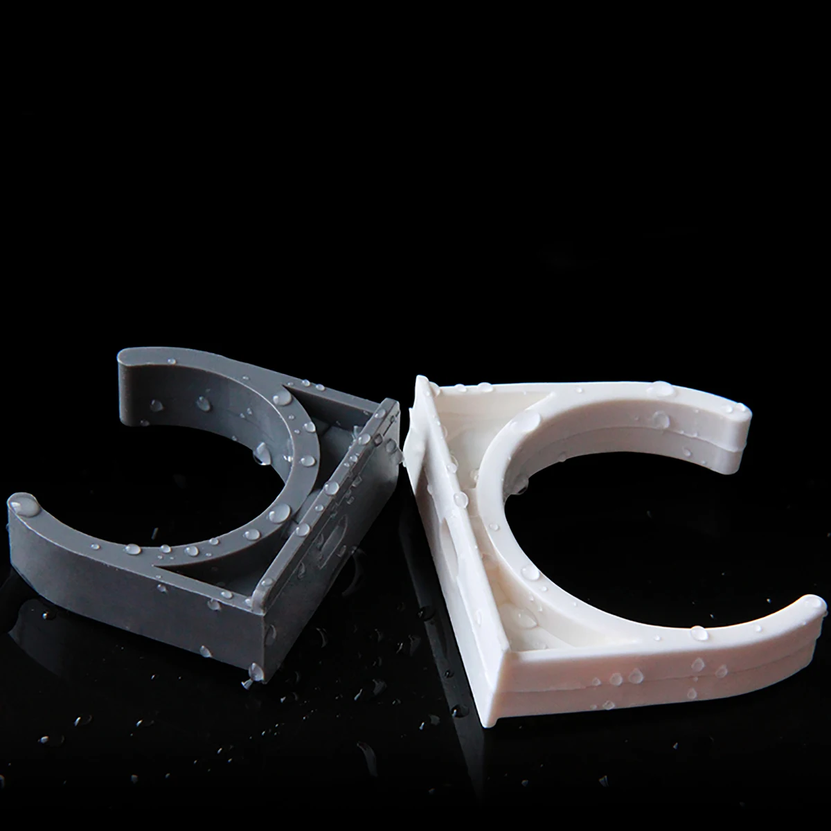 2-10pcs ID 20~50mm PVC Pipe Clamp Water Pipe Support Bracket Garden Irrigation Aquarium Fish Tank Adapter Fittings Fixing Joint