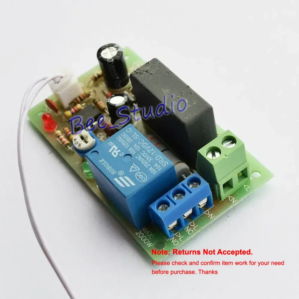 AC 220V 230V 240V Trigger Delay Switch Turn Off Board Timing Relay Module 0s-5s/ 1s-60s/ 1s-5min/ Adjustable for Equipment Delay