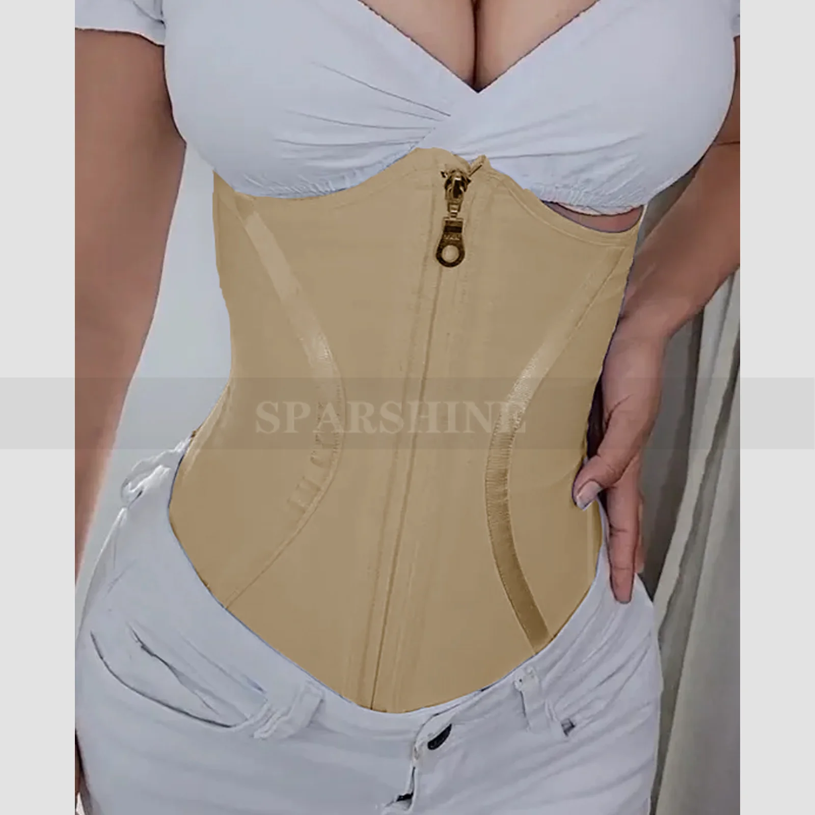 Fajas Colombianas Double Layered Compression Triangle Shapewear for Women Butt Lifter Tummy Control Open Bust Shapewear 2025 New