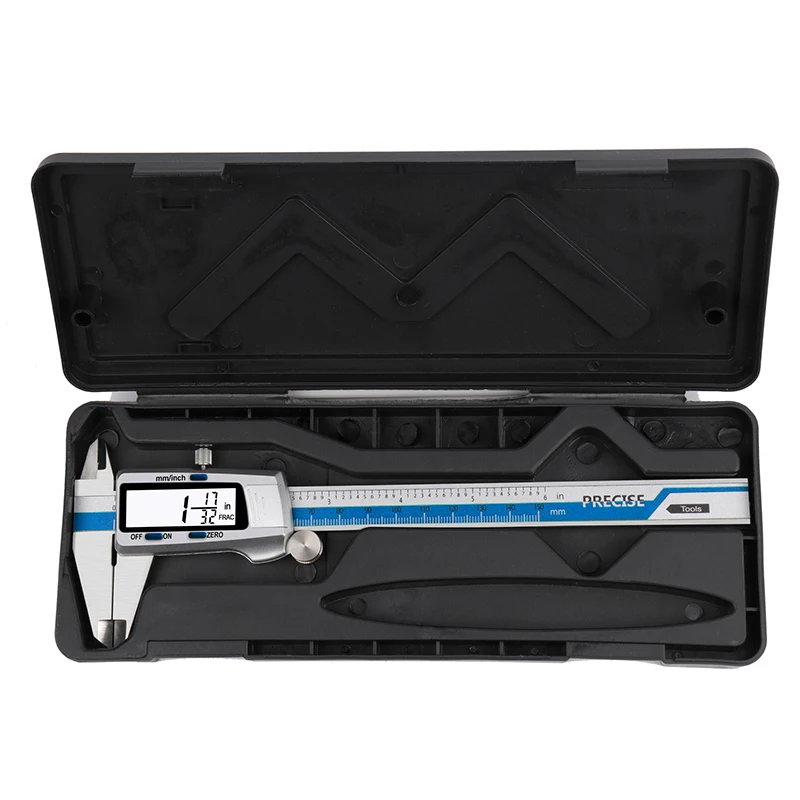 0.01mm Stainless Steel Digital Caliper 150mm Fraction/MM/Inch Vernier Calipers 6