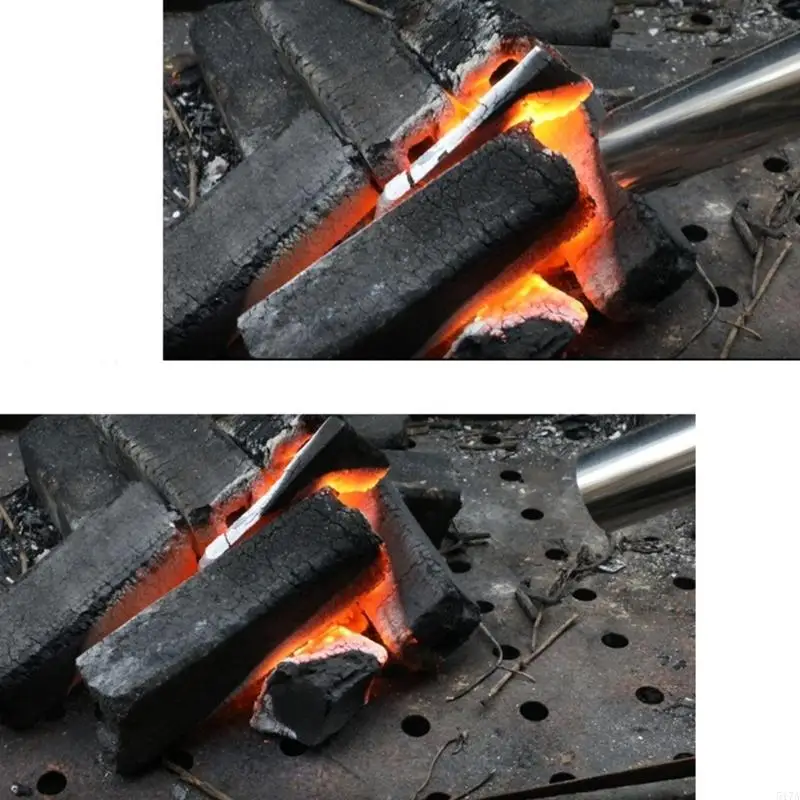 517A 110V 220V Барбекю для кемпинговой печи с воздушной воздуходувка DC12V Регулируемая скорость приготовление гриля барбек