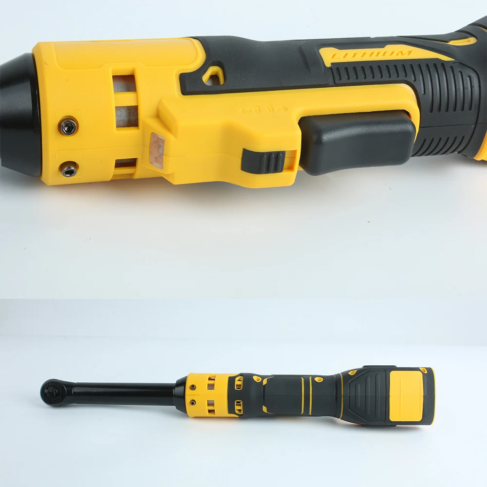6-Zoll-Verlängerungs-Elektroschrauber mit hohem Drehmoment, 21 V Lithium-Ionen, 3/8 Zoll Ratschenschlüssel, Ratschengerät, kompatibel mit Dewalt oder Makita