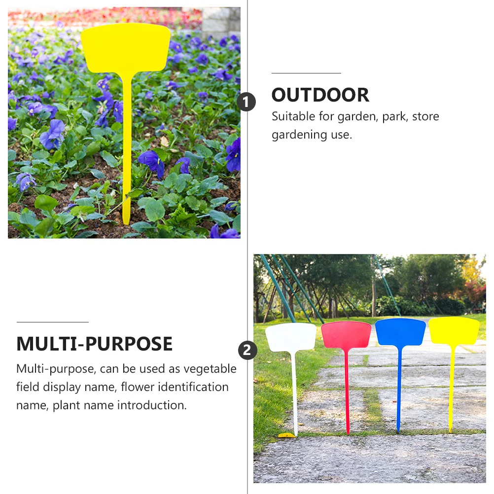 

20pcs Label Topper 36Cm Writeable Plant Marker For Garden Park Vegetable Use Garden Insert Tag