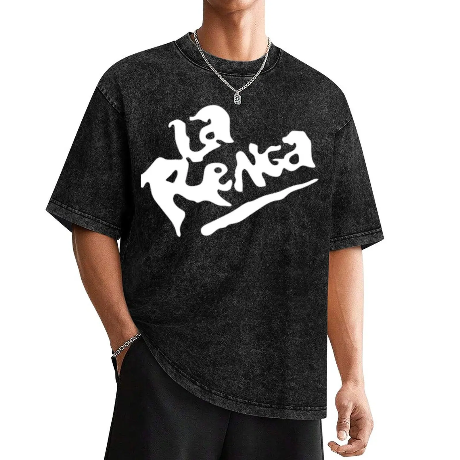 La Renga Argentine rock band - White version T-Shirt Aesthetic clothing customs plain outfits for men