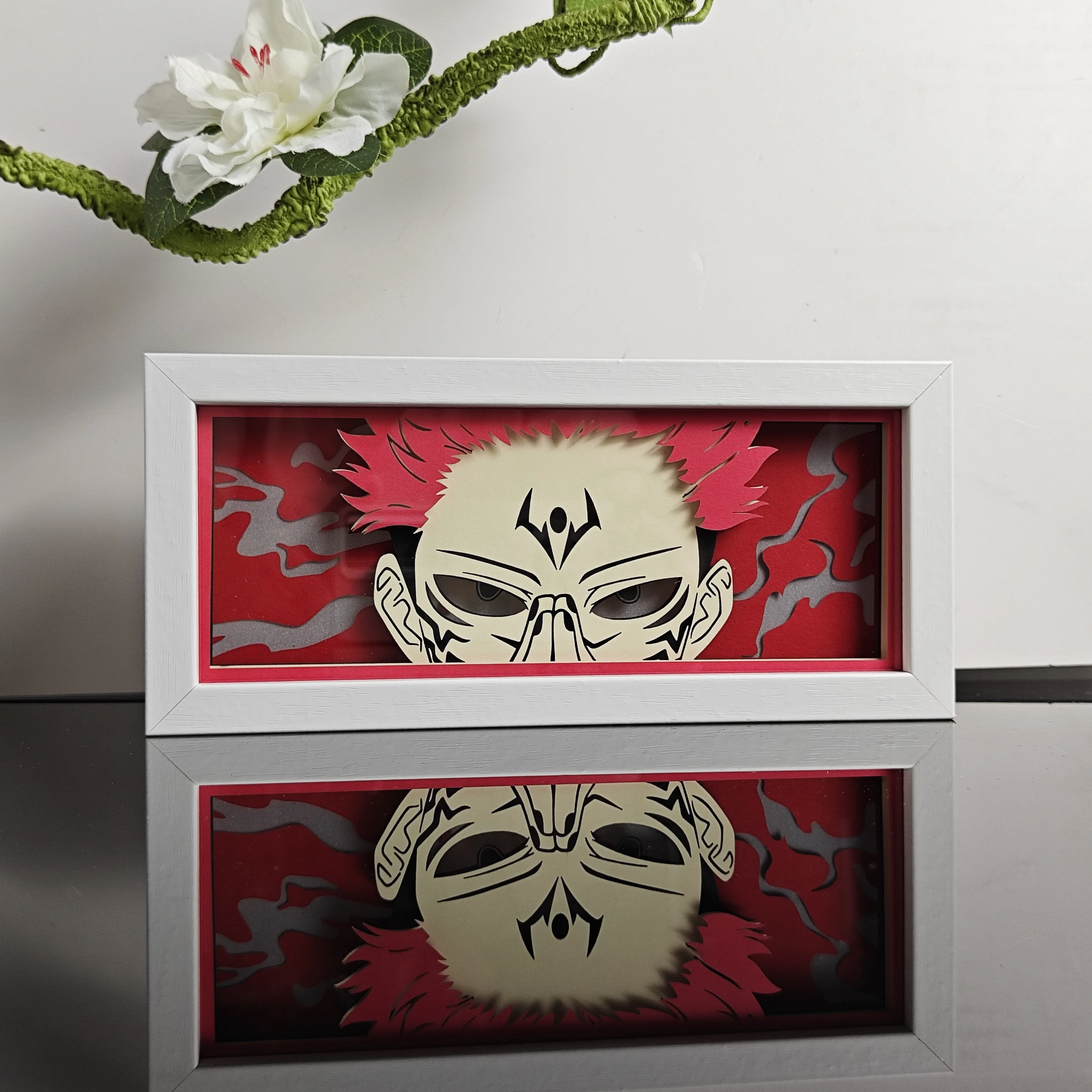 Anime Series Color Paper-Cut Light Remote Control Seven Color Change Party Room Cartoon Decoration Night Light