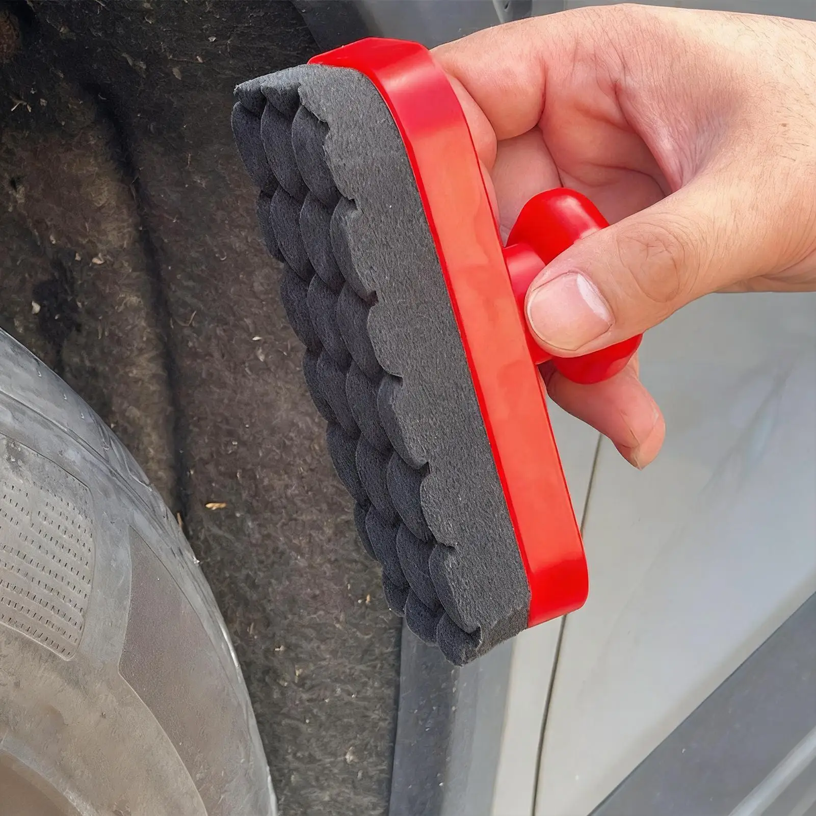 

Губка-аппликатор для блеска шин, многоразовые губки для полировки шин, отделка колес автомобиля, полировка салона и вощение, губка