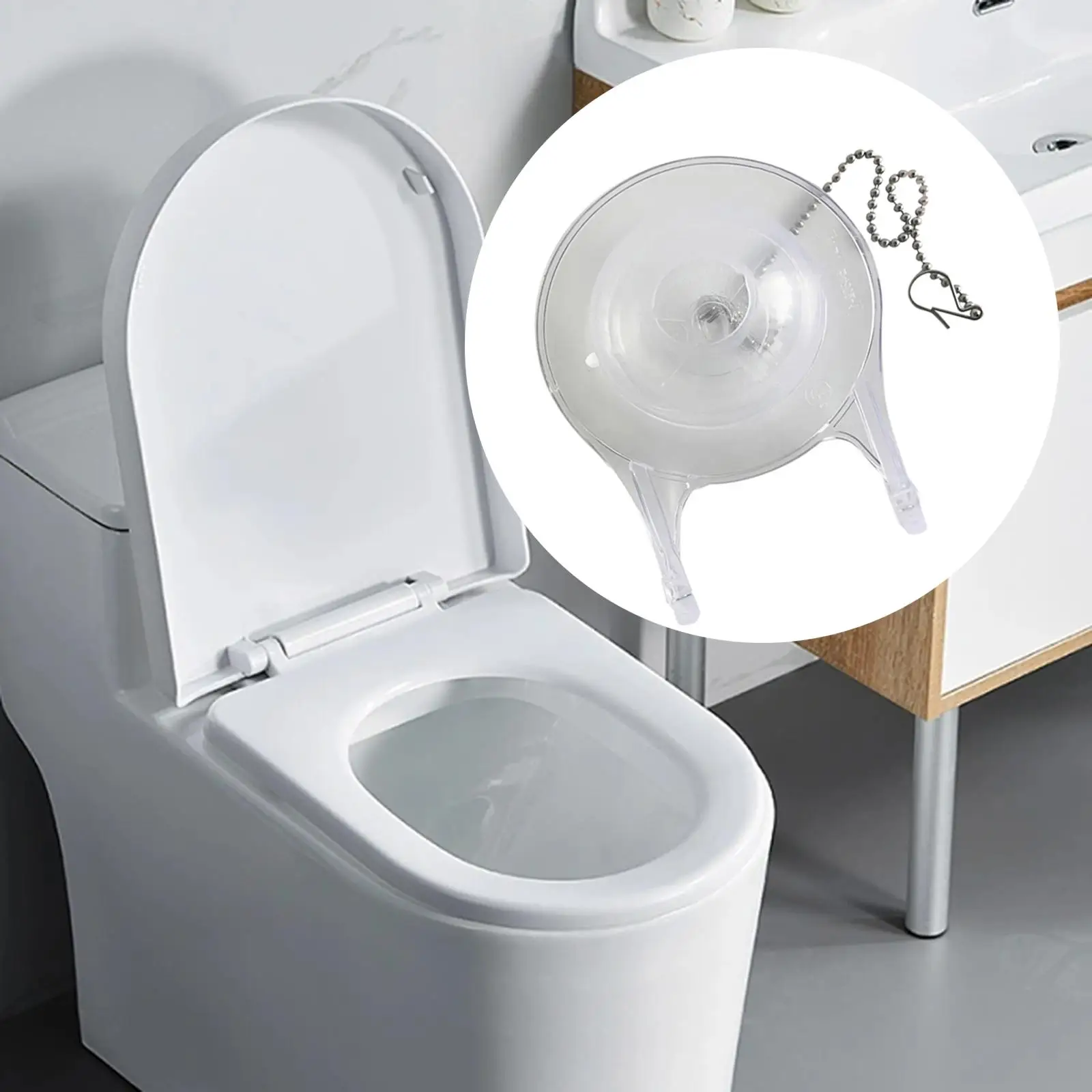 Toilet Flapper Multifunction Toilet Stopper Flapper for Hotel Office Home