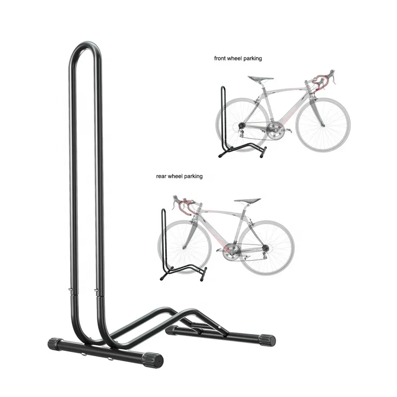 

New Split Design L Typed Bike Floor Stand Freestanding Bicycle Parking Rack Portable Space-Saving Bicycle Storage Stand