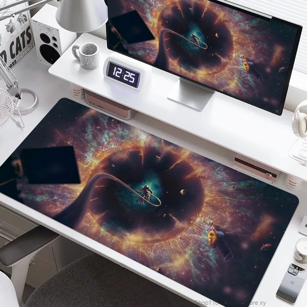 Mousepad Astronauta Space Mousepad Mouse Mat Desk Mat With Pad Gaming Accessories Prime Gaming XXL Keyboard Pad Padding Mat