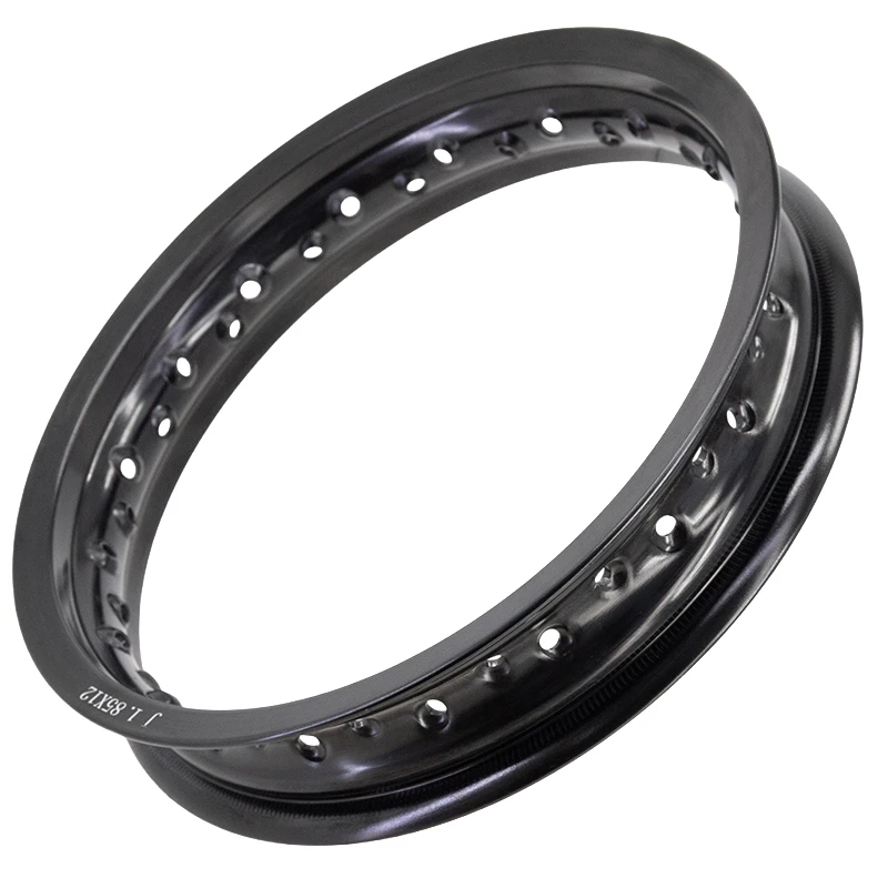 12Inch wheel Hub Brand New Motorcycle 1.85x12 32/36 Spokes Holes Front/rear Wheels 12 inch Aluminum Alloy Rim 1.85*12