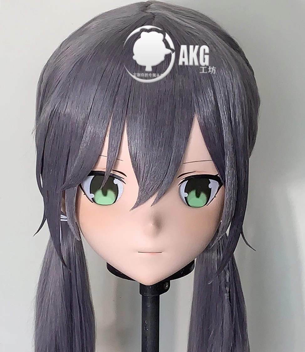 (AL108) تخصيص شخصية كروسدريس أنثى/فتاة الراتنج نصف/رأس كامل مع قفل تأثيري لعبة أنيمي اليابانية قناع Kigurumi