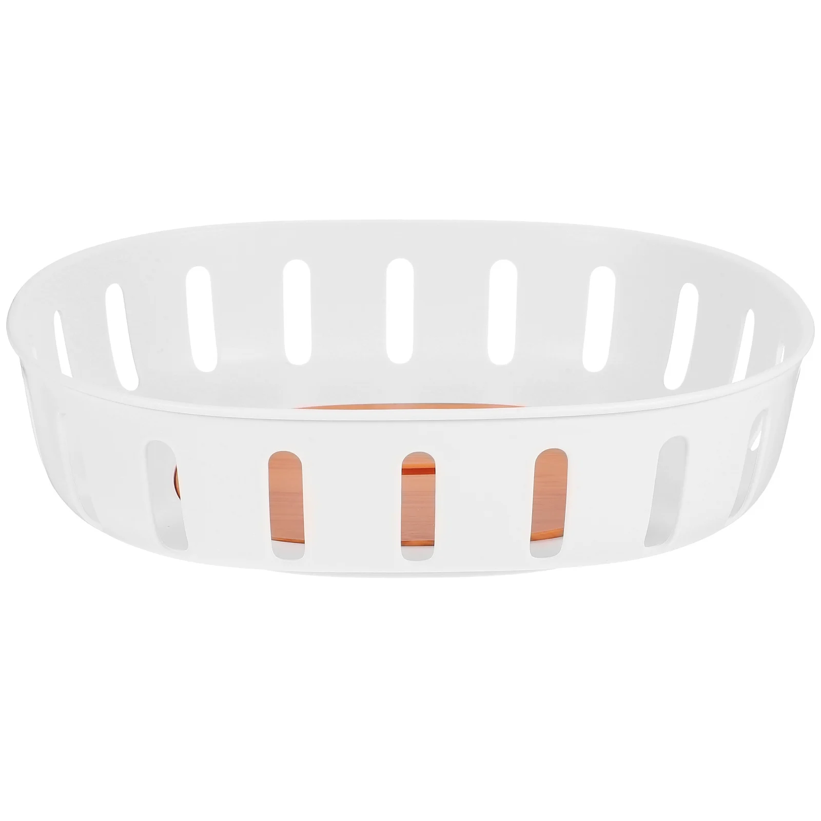 

Fruit Storage Basket Large Capacity Hollow Drain Design Snack Holder Vegetable Strainer Kitchen Countertop Organizing