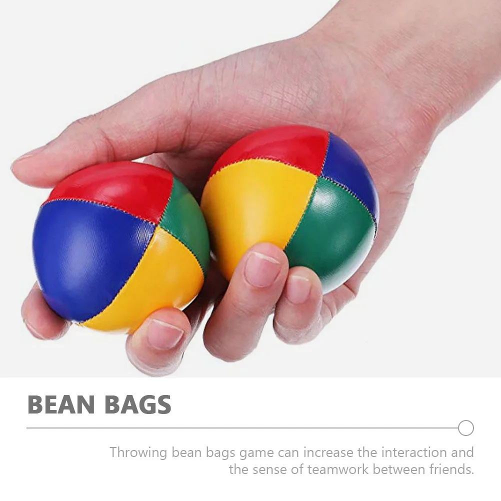 

5pcs Round Sandbag Balls Durable Outdoor Game For Kids Family Party Picnic Camping Bean Bag Toss Interactive Play