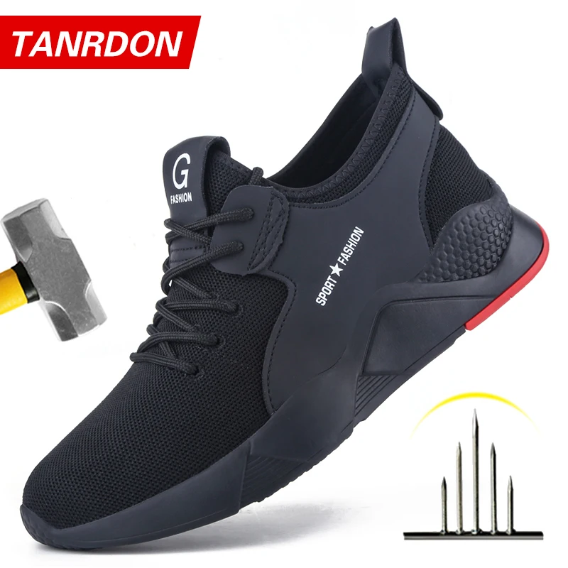 

Men's work safety shoes, puncture resistant work sports shoes, indestructible work shoes, men's safety boots