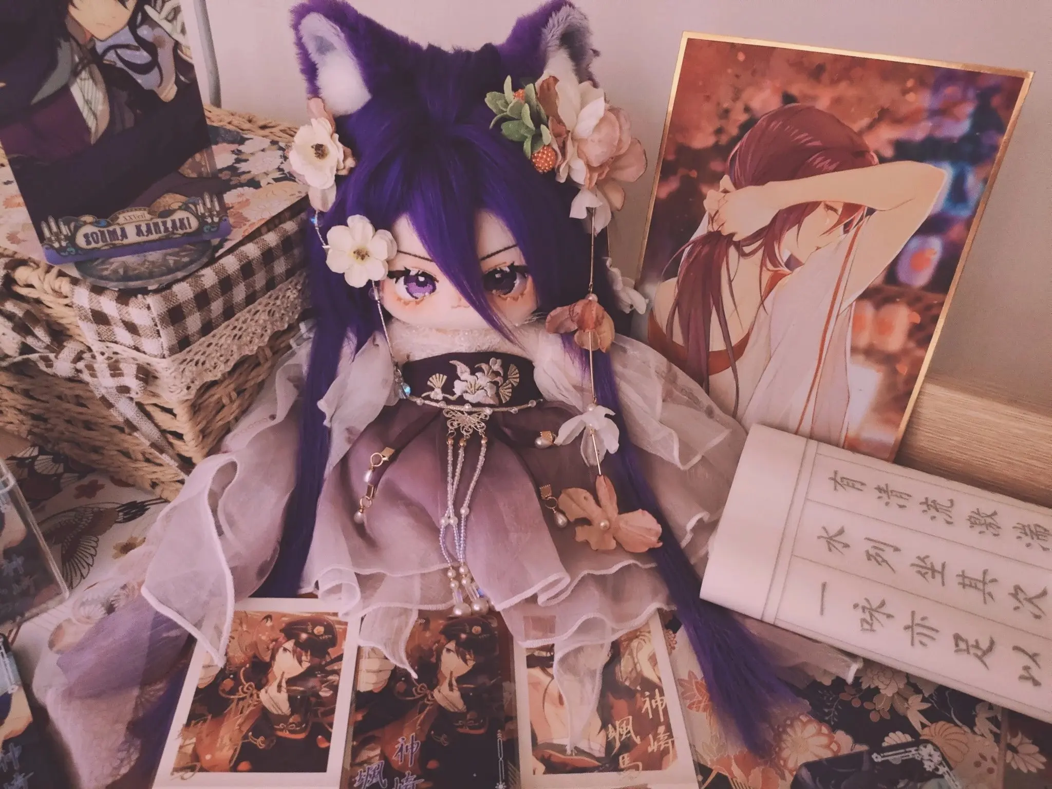 

20cm Ensemble Stars あんさんぶるスターズ! Cosplay Souma Kanzaki Fans Collect Naked Doll Limited Game Plushie Figure Models Mascot Doll