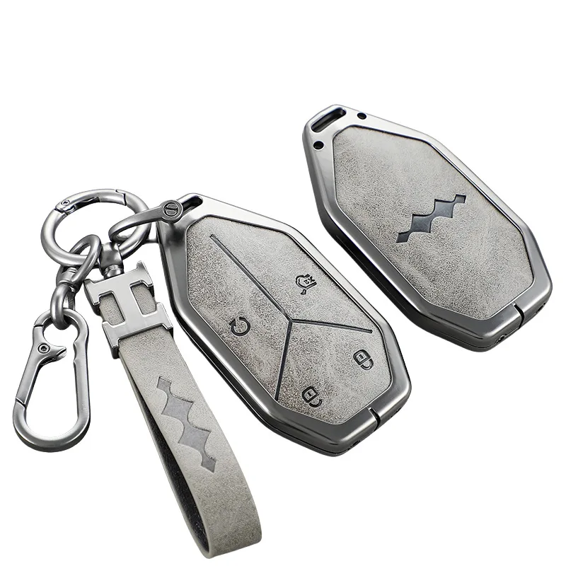 

Premium Zinc Alloy Key Cover Case for Fang Cheng Bao 5/8 (2024) - Protective Key Fob Shell Keybag Keychain