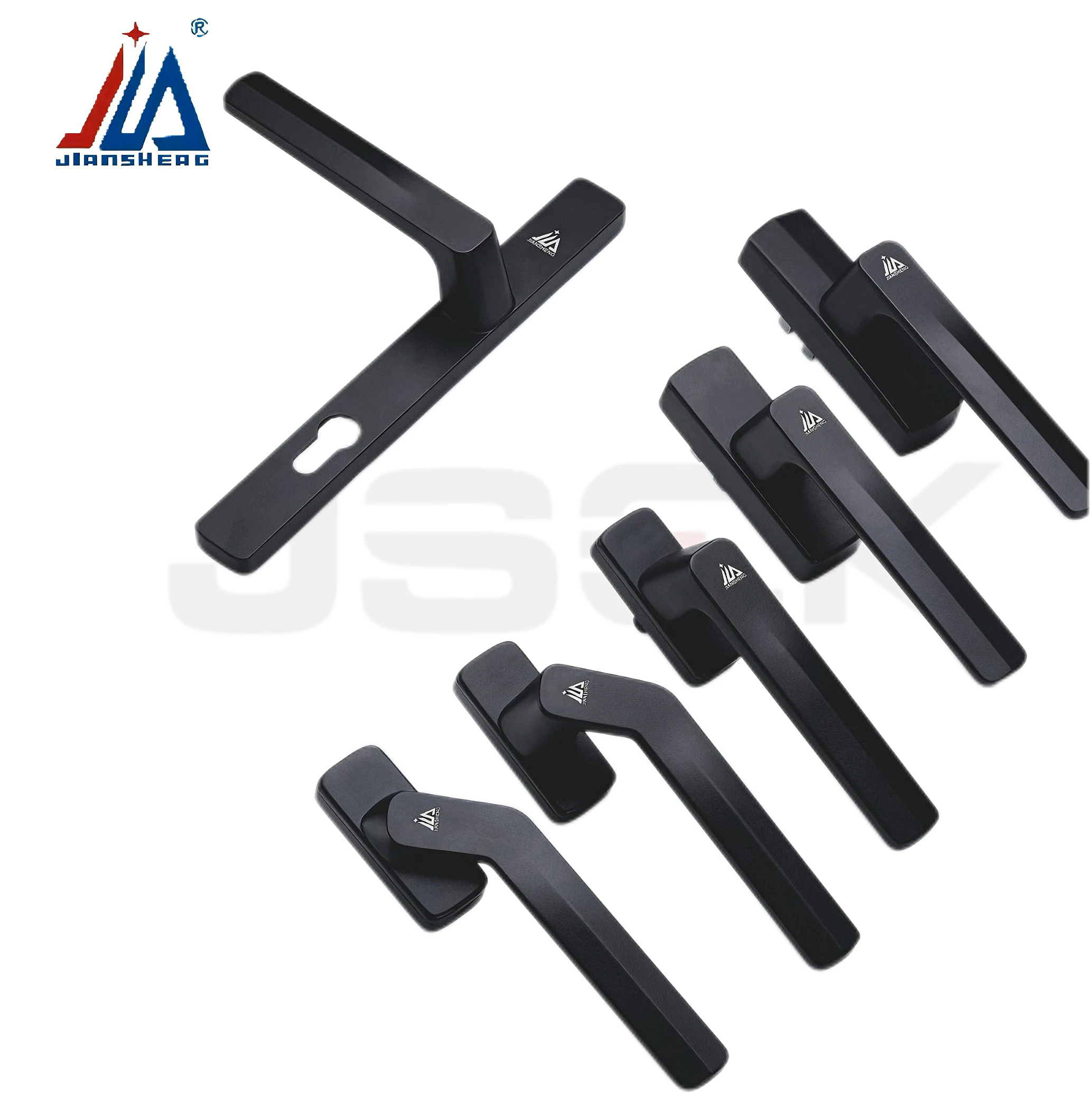 

High Quality Casement Aluminum Window Handles Simple Shape Dual Plane Window Hardware for Home Improvement